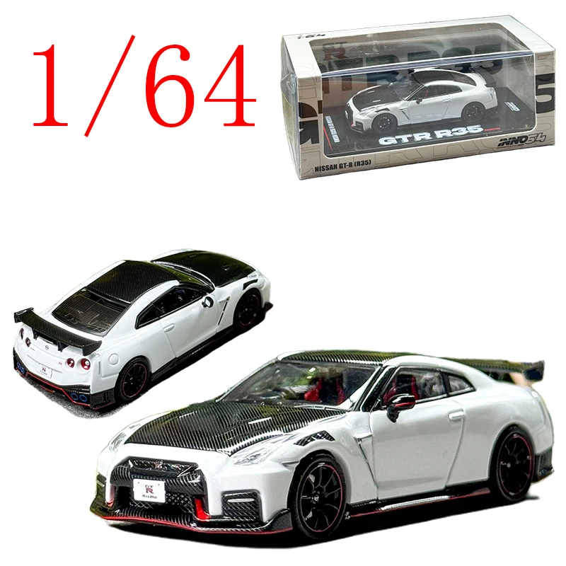 

INNO Diecast 1/64 Scale NISSAN Alloy Model Cars NISSAN GT-R R35 NISMO Play Vehicles Toys for Boys Gift Original Box