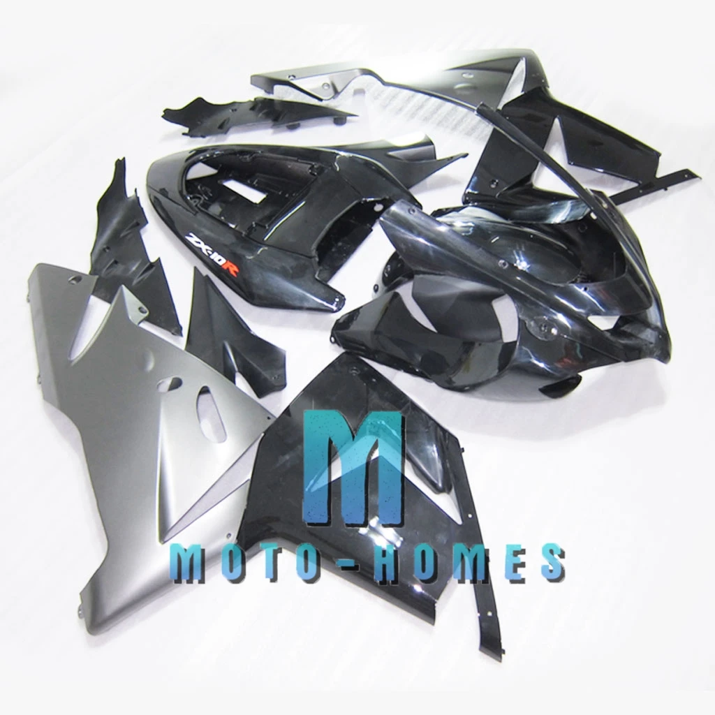High Quality Fairing Kits for ZX-10R 2004 2005 Kawasaki Ninja ZX10R 04 05 100% Fit Injection Mold Wrecked Rebuild Bike Bodywork