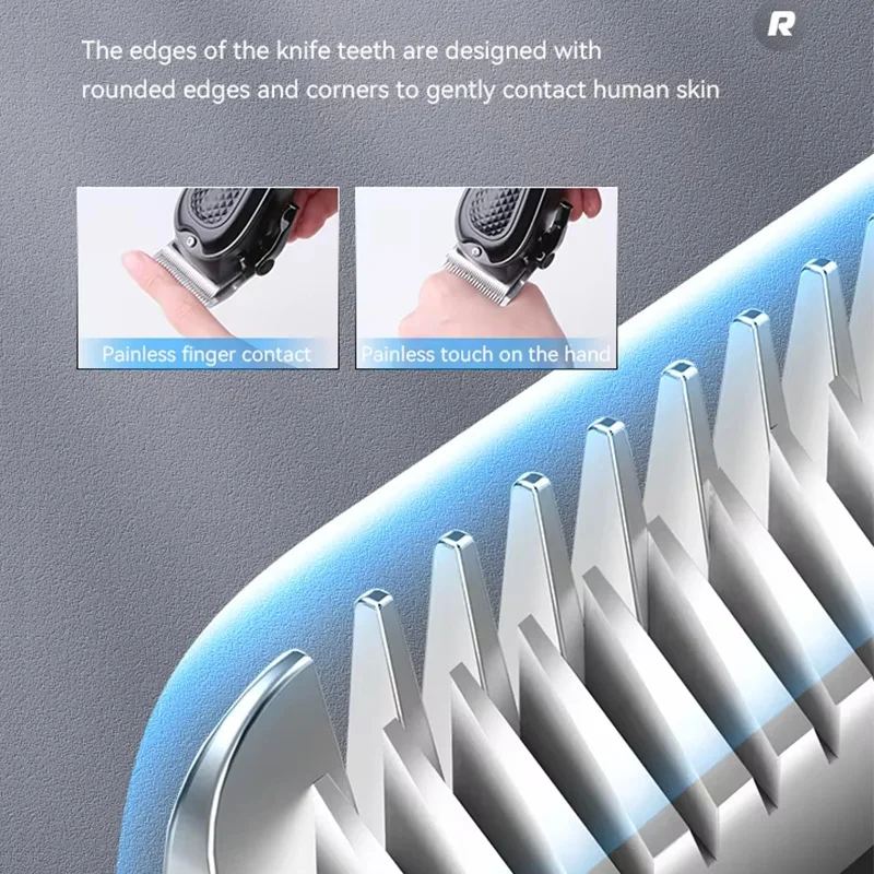 Kemei مقص الشعر الكهربائية مجموعة UBS قابلة للشحن أداة تهذيب اللحية الرجال مقص الشعر الكهربائية القوية التشذيب أداة KM-1071,1115 ، عدة #4