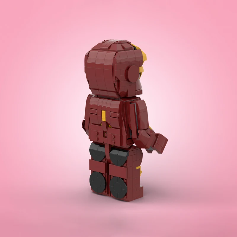 789 Uds. IronseMan minifigura con escala hacia arriba Mark III armadura modelo de superhéroe MOC DIY modelo de bloques de construcción juguetes de cumpleaños regalo