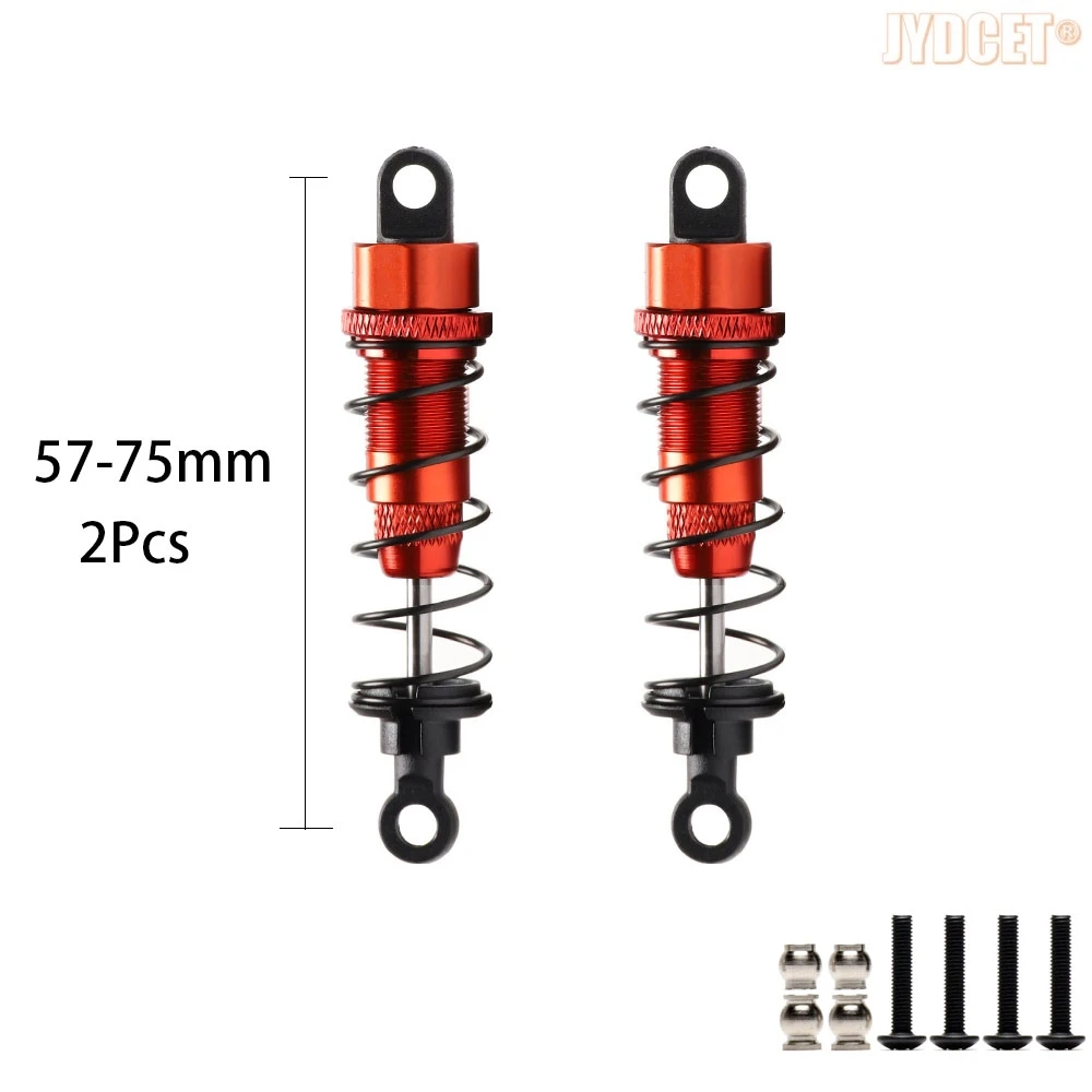 Ammortizzatore a olio in lega di alluminio 75MM 80MM 90MM per auto RC 1/10 adulti Tamiya CC01 Axial SCX10 D90