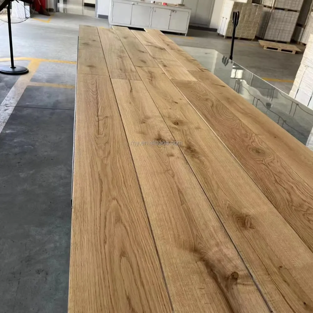 Versión personalizada paneles de madera anchos multicapa, suelos de madera de roble