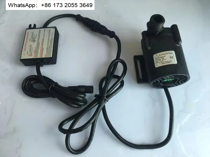 24V High-Efficiency DC55E-24160S Low-Noise Brushless DC Water Pump, 16m, 2400L/H