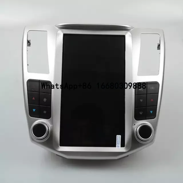 

AuCar 12.1" Vertical Style Android 9 Car Video Stereo GPS Navigation Car Radio DVD Player for Lexus RX300 RX330 RX350 2005-2020