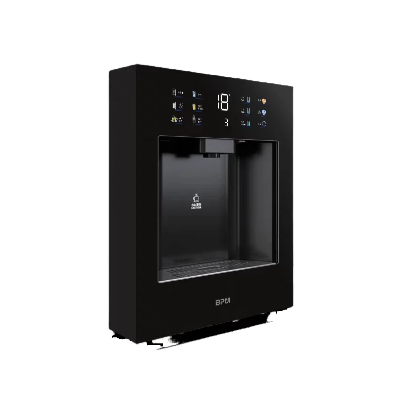 Electric Dual-Purpose Hot/Cold Filtered Black Stainless Steel Wall-Mounted Built-In 3000W 1-Year Warranty Water Dispenser