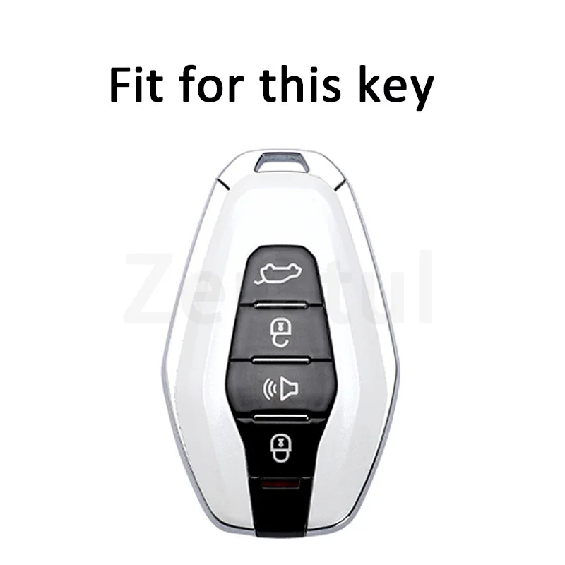 Auto Shell Fob Holder for Chery Jetour X70 X90 X95 Plus TPU Car Key Case Cover Remote Auto Protector Accessories