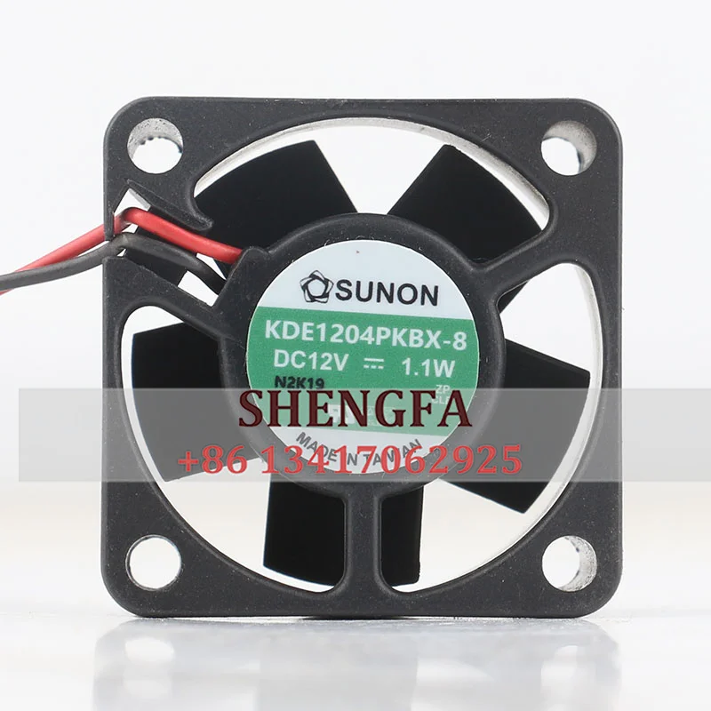 

New SUNON 40*40*20MM KDE1204PKBX-8 4020 DC12V 1.1W two-wire cooling fan