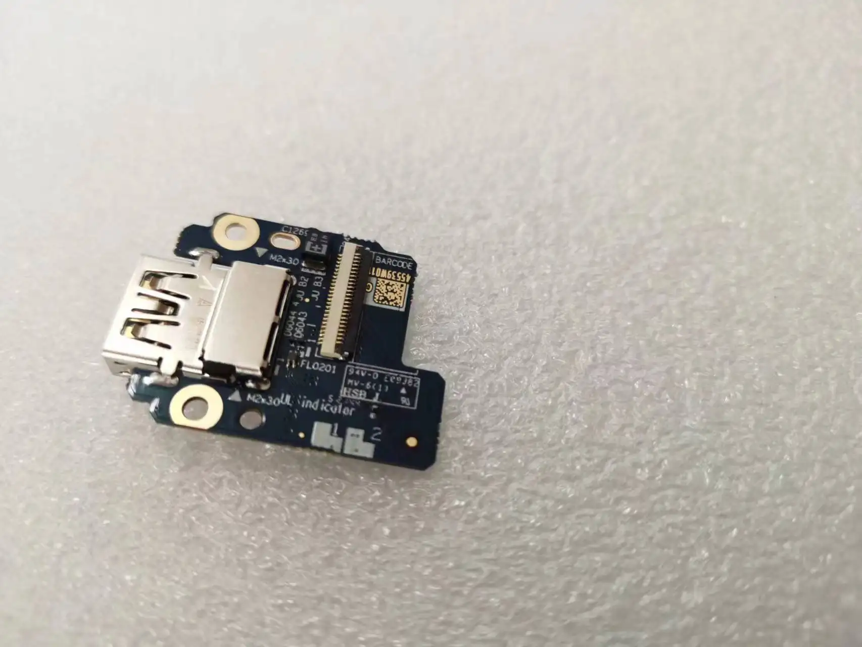 Imagem -04 - Original Usb Sub Placa de Cartão Conector para Lenovo Thinkpad T495s X395 Portátil Usb com Cabo Ns-c181 Fru 02dm414 Novo