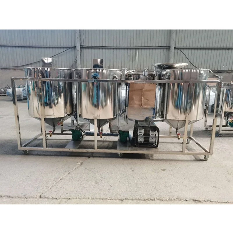 Small Sunflower Oil Refined Cooking Palm Oil Refining Machine