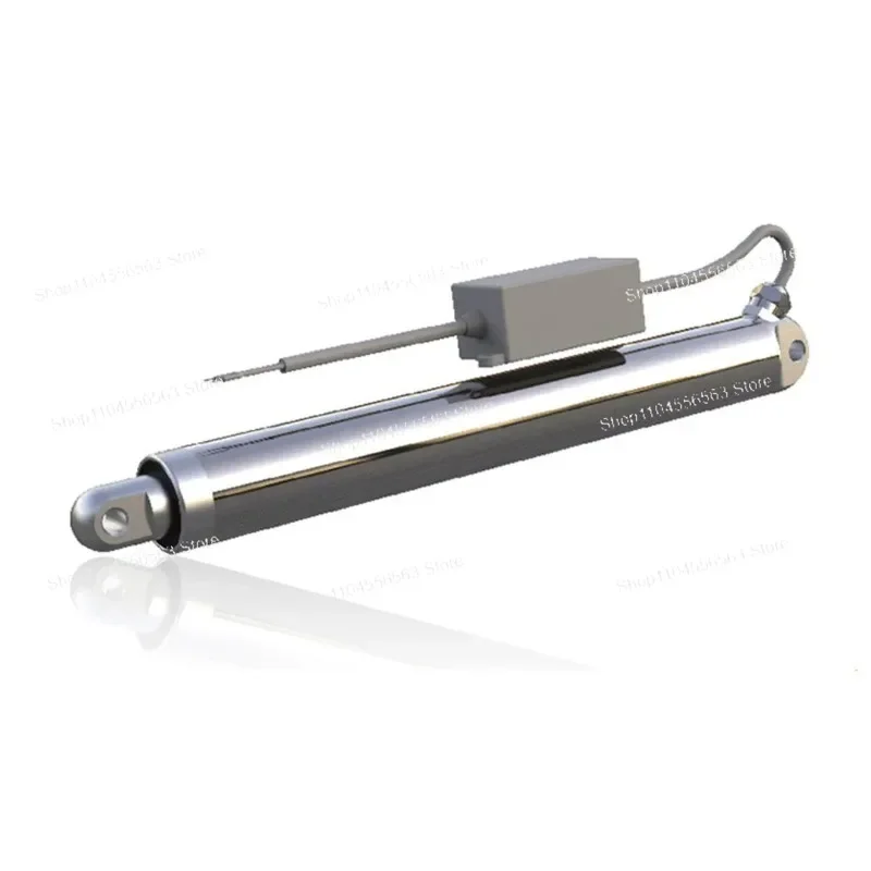 High-Power IP66 Waterproof Linear Actuator Motor (25mm Diameter, 50kg Max Load) - Stainless Steel with Built-in Limit Switch
