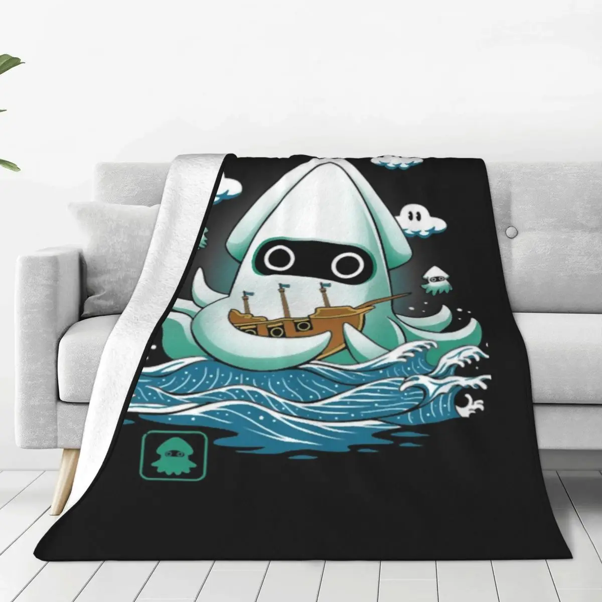 Blooper Kaiju Four Seasons Universal Blanket Fireplace Can Be CoveredChristmas Present