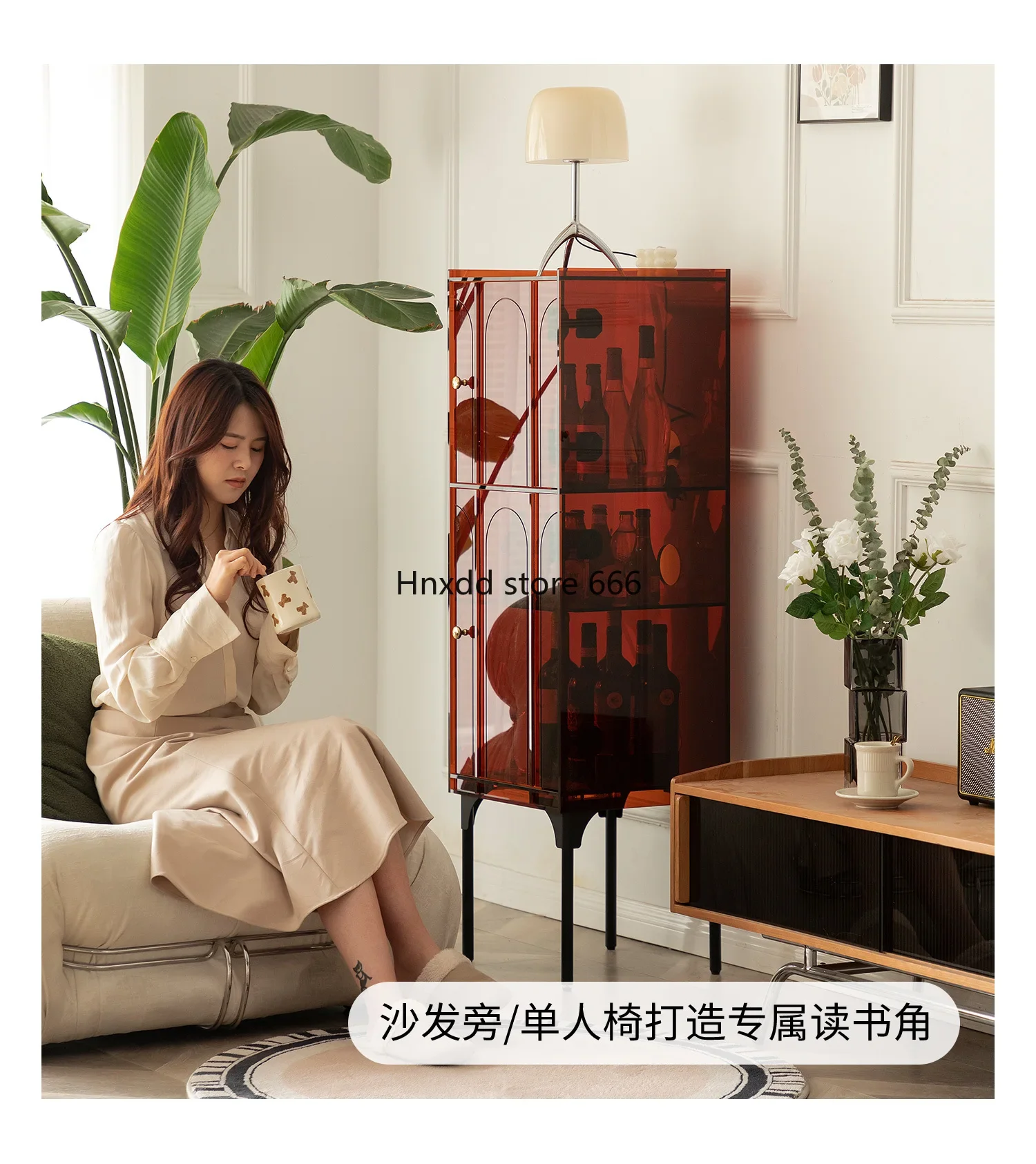 Mueble lateral de baño acrílico