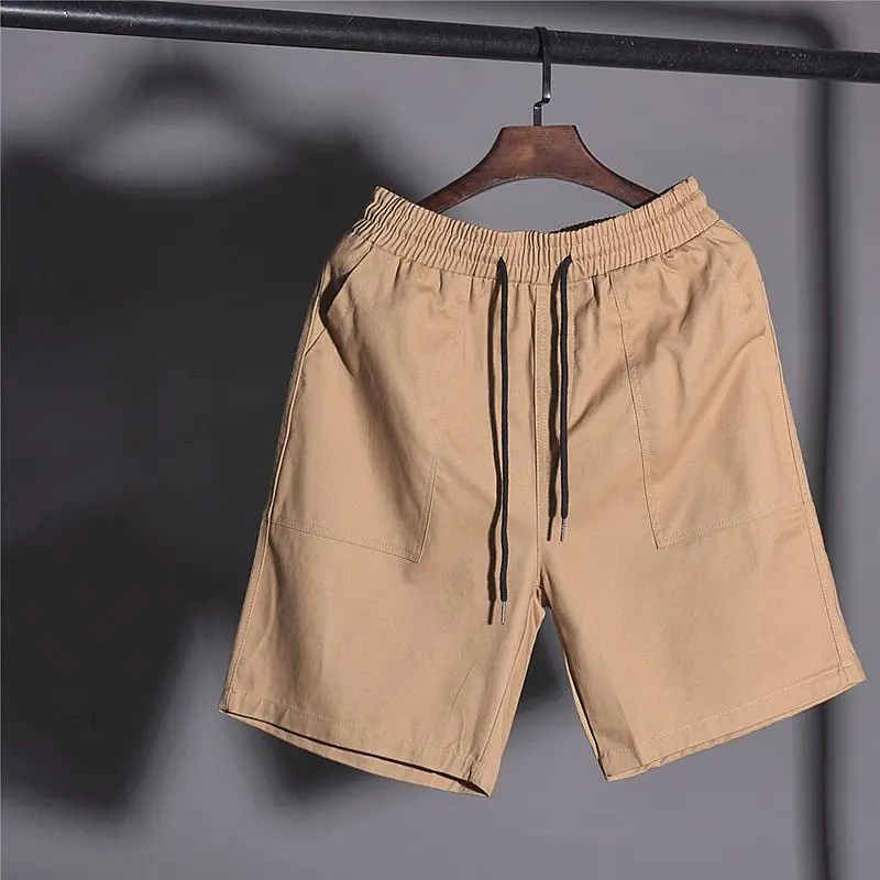 2024 Summer New Men\'s Shorts American Style Men\'s Fashionable Loose Casual Shorts Straight Shorts Retro Sports Pants