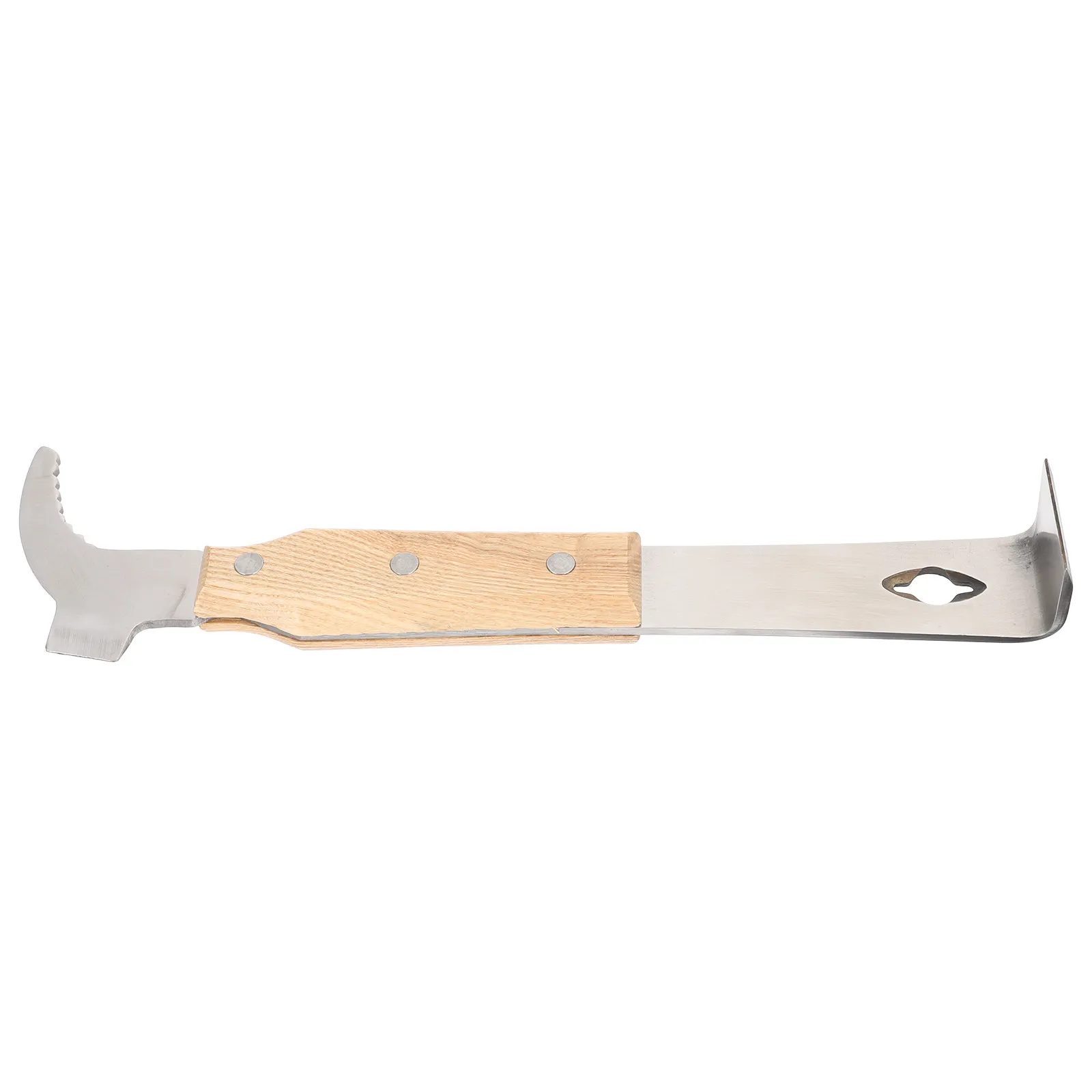 Stainless Steel Hive Frame Scraper Tool with Hanging Hole for Easy Carrying and Storage Beekeeping Cleaning Tool Hive Scraper