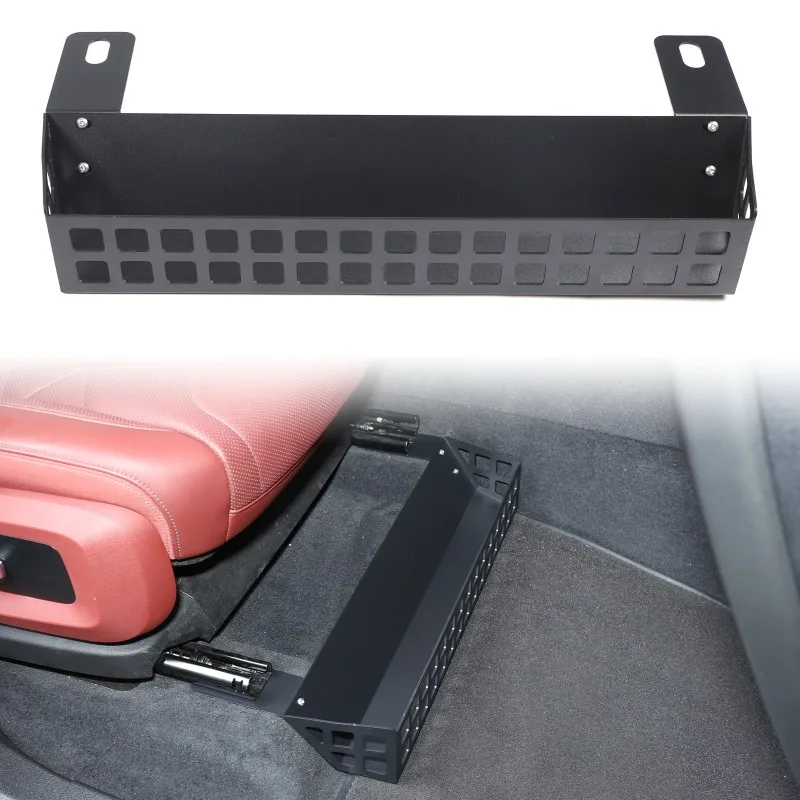 

Корзина для хранения пассажирского сиденья из углеродистой стали и алюминиевого сплава под сиденьем для BMW X5 G05 2019+ автомобильных аксессуаров