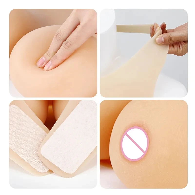 New Model Silicone Breasts Pad ABCDE Cup Fake Feminine For Crossdressing Realistic Drag Queen Shemale Tits Transgender Cosplay