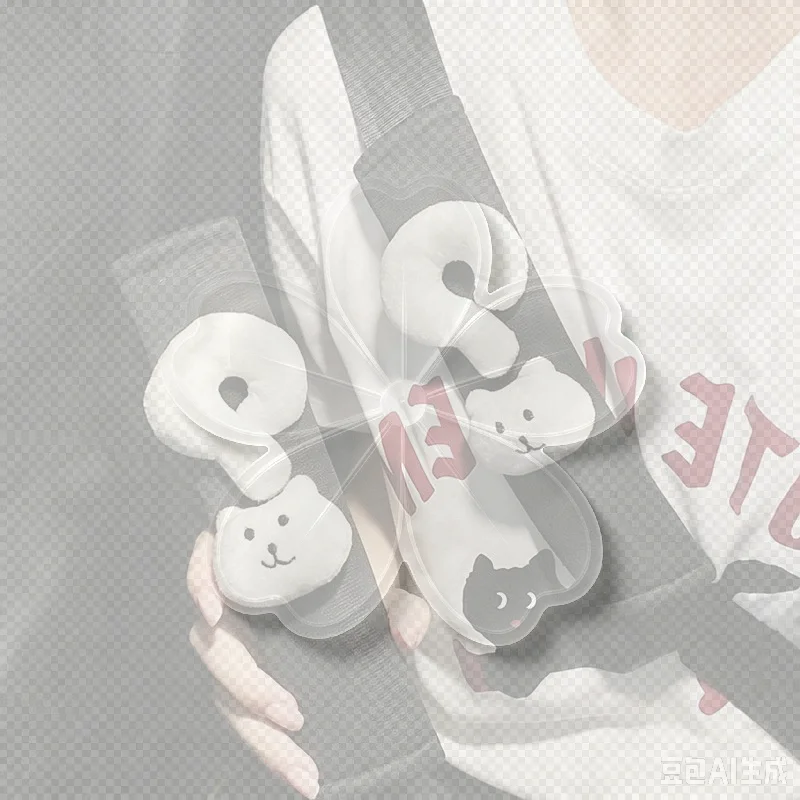 Cute Cartoon Cat Car Seat Belt Cover Soft Plush Material Ideal For Long Driving Car Decoration Accessory