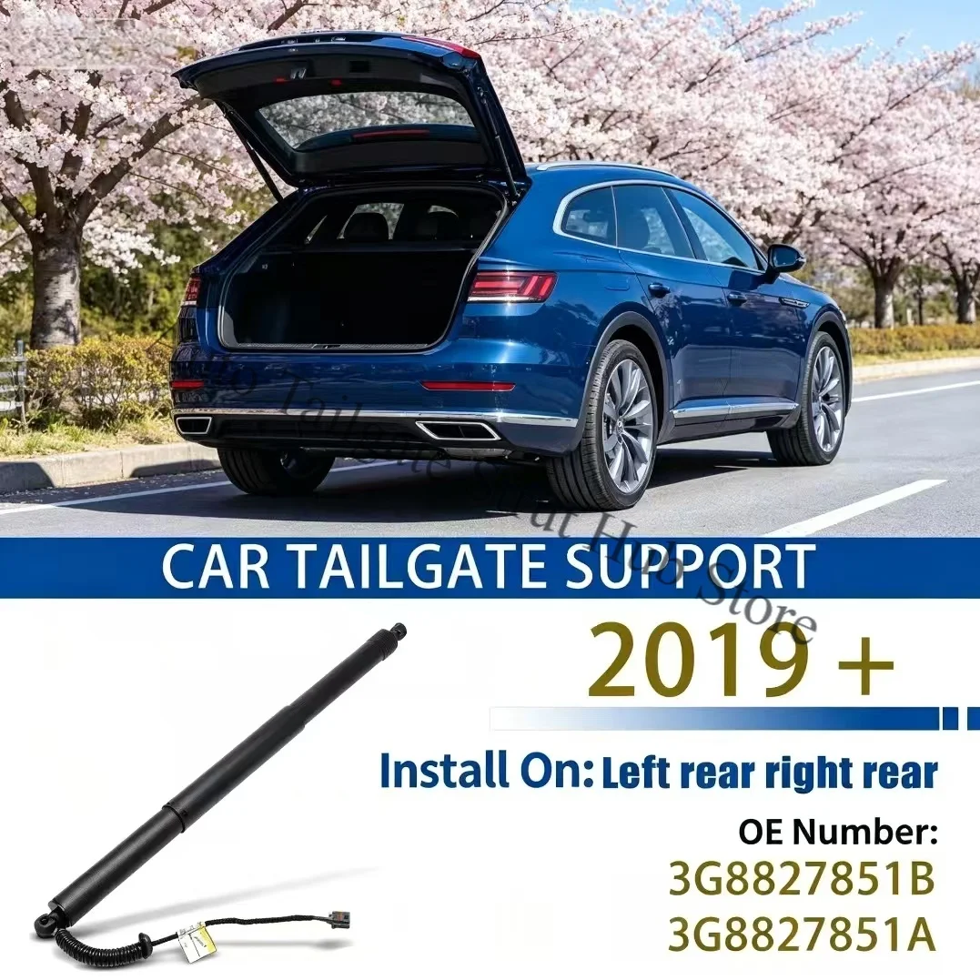 Tailgate Support Rod For 2019 + MQB Volkswagen Arteon CC Rear Tailgate Strut Electric Support Struts 3G8827851B 3G8827851A