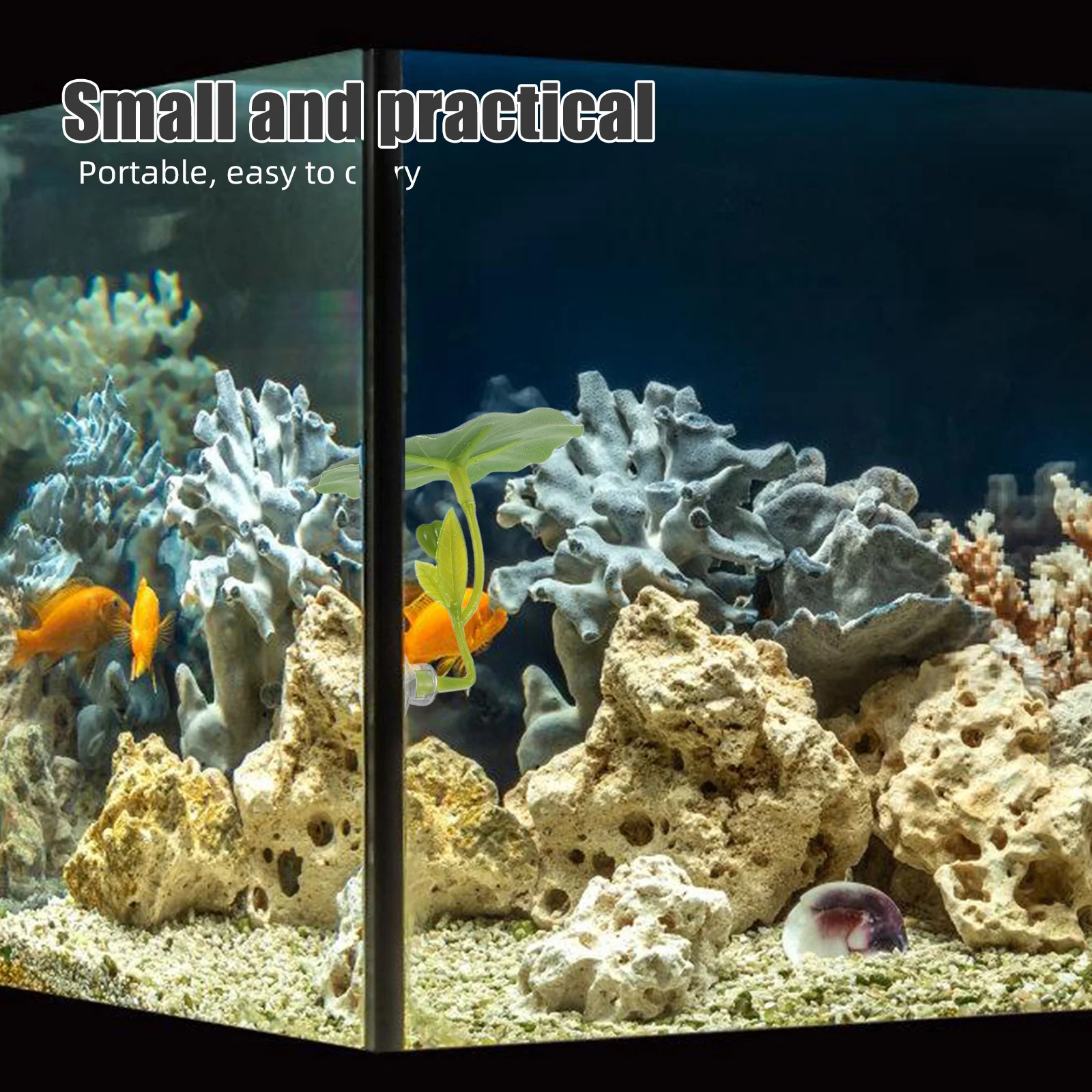 

Artificial Lotus Leaf Betta Fish Resting Spot Soft Aquarium Decor For Hiding Sleeping Fish Tank Accessories Pet Supplies