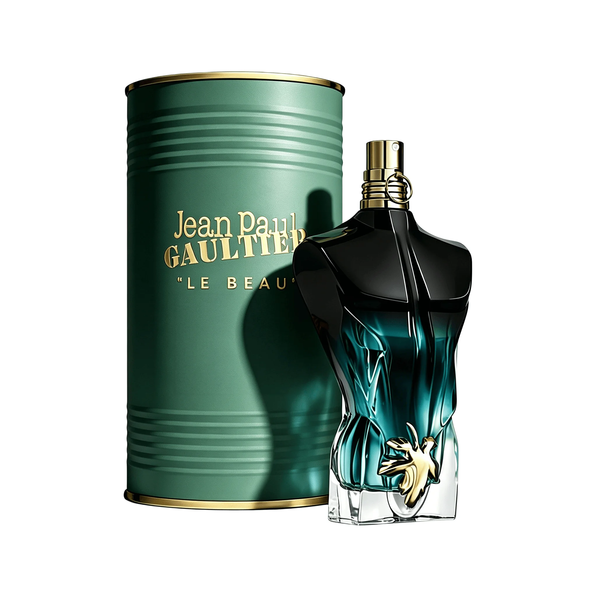 Jean Paul Gaultier Le Beau Le Parfum Intense für Herren, langanhaltendes, holzig-amberfarbenes Herrenparfüm, Eau de Parfum, Kokosnuss, Tonkabohne & Sandelholz – Designer-Reisespray – Detail 4