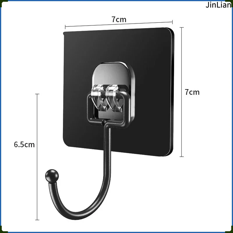 1 To 12 Pcs Versatile Rotating Adhesive Hooks for Walls Doors and Cabinets – Waterproof Durable Carbon Steel Hanging Organizers