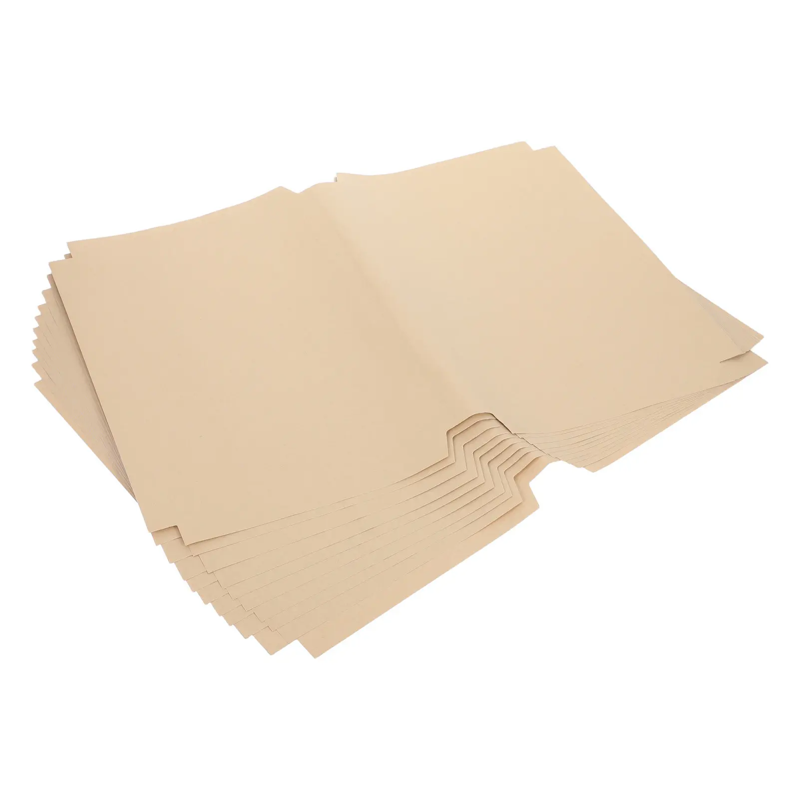 10Pcs Self-Adhesive Kraft Paper Book Covers 18.5x13.4 Large School Textbook Protector Dustproof Sleeve for Hardcover Paperback