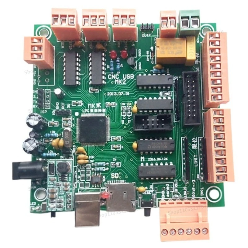 For MK2/4 USBCNC CNCUSB 4 Axis CNC Offline Engraving Uneven