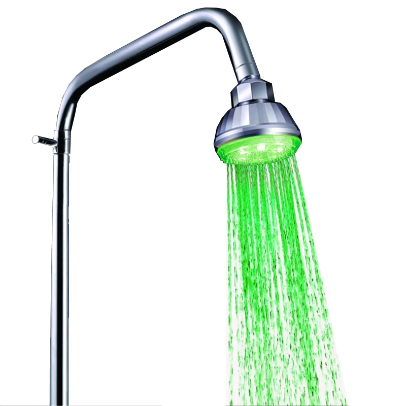 Multicoclor fast flashing High Flow Fixed Showerhead High Pressure Best Shower Head for Bathroom