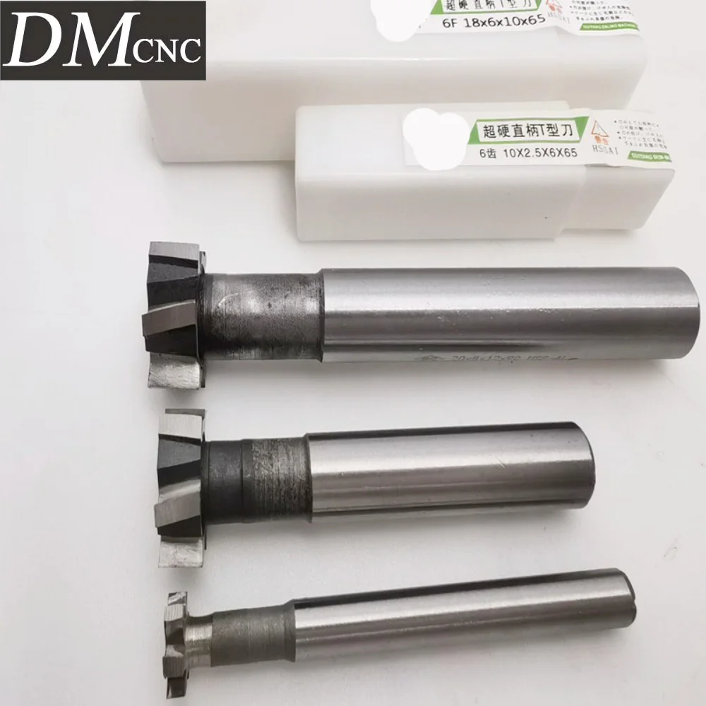 

Extra‑Hard Straight Shank T‑Slot Cutter — HSS T‑Slot Milling Cutter for Grooving & Slotting, T‑Shank End Mill