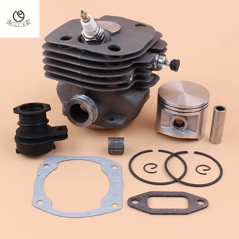 

50mm Cylinder Piston Intake Manifold Decompression Valve Kit For HUSQVARNA 365 371 372 XP 362 Chainsaw Engine Motor Parts