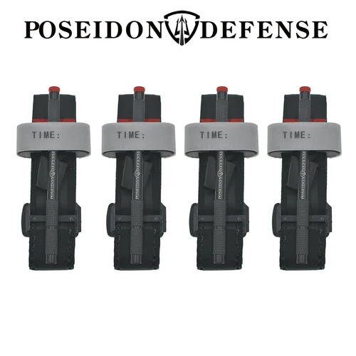 Torniquete de supervivencia Poseidon, torniquete de aluminio, correa de emergencia médica giratoria de combate, equipo IFAK para traumatismos