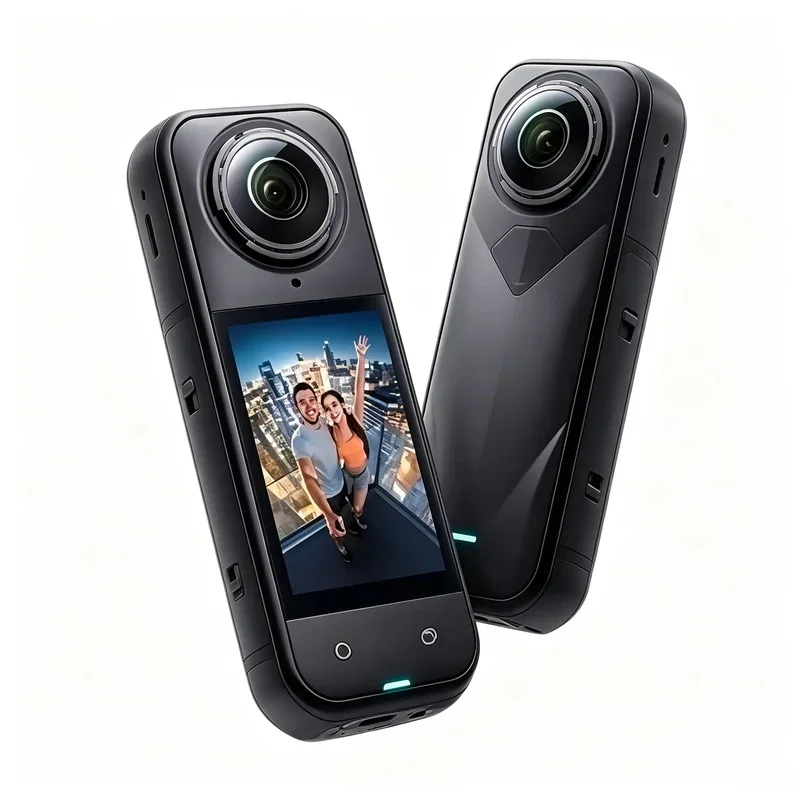 Sports Camera Skiing Anti Shake Waterproof Cycling Camera 360 Degree Panoramic View Motorcycle Bicycle Sports Vlog Shooting