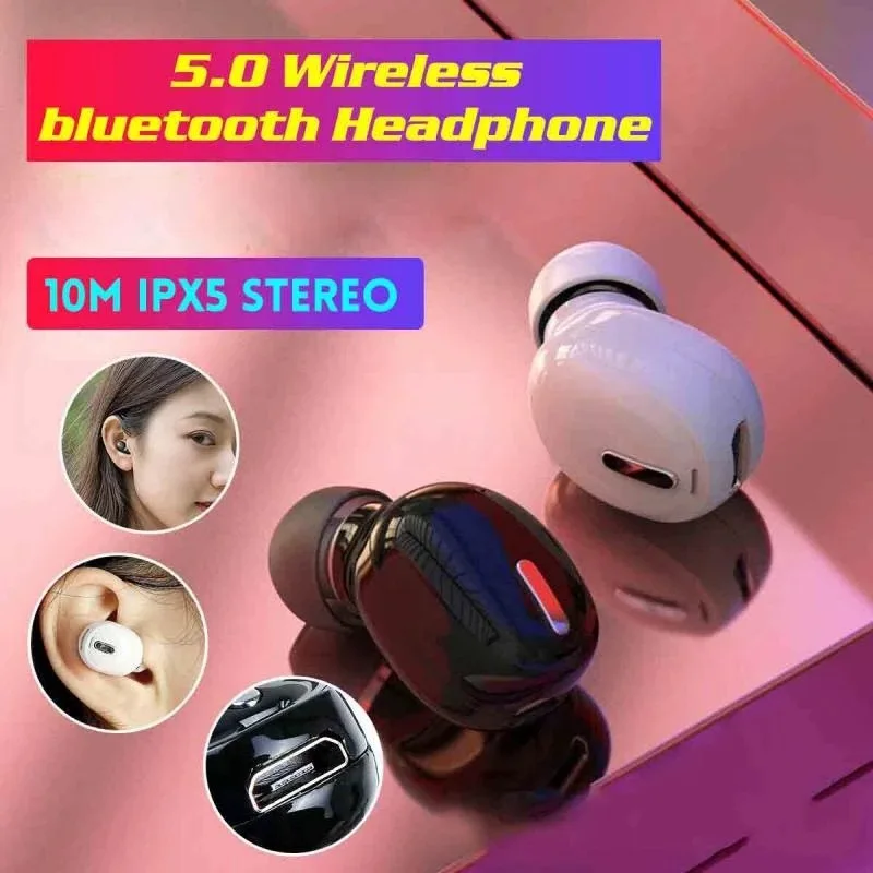 TESDINE X9 Bluetooth Earphones Single Ear Invisible Earphones Factory Bluetooth Earphones Ultra Small Invisible Earphones