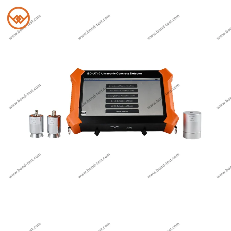 Foundation Piles Testing Equipment Ultrasonic Detector Concrete Ultrasonic Pulse Velocity Tester