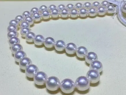 

good shipping noble jewelry gorgeous 11-13mm south sea round white pearl necklace 14k