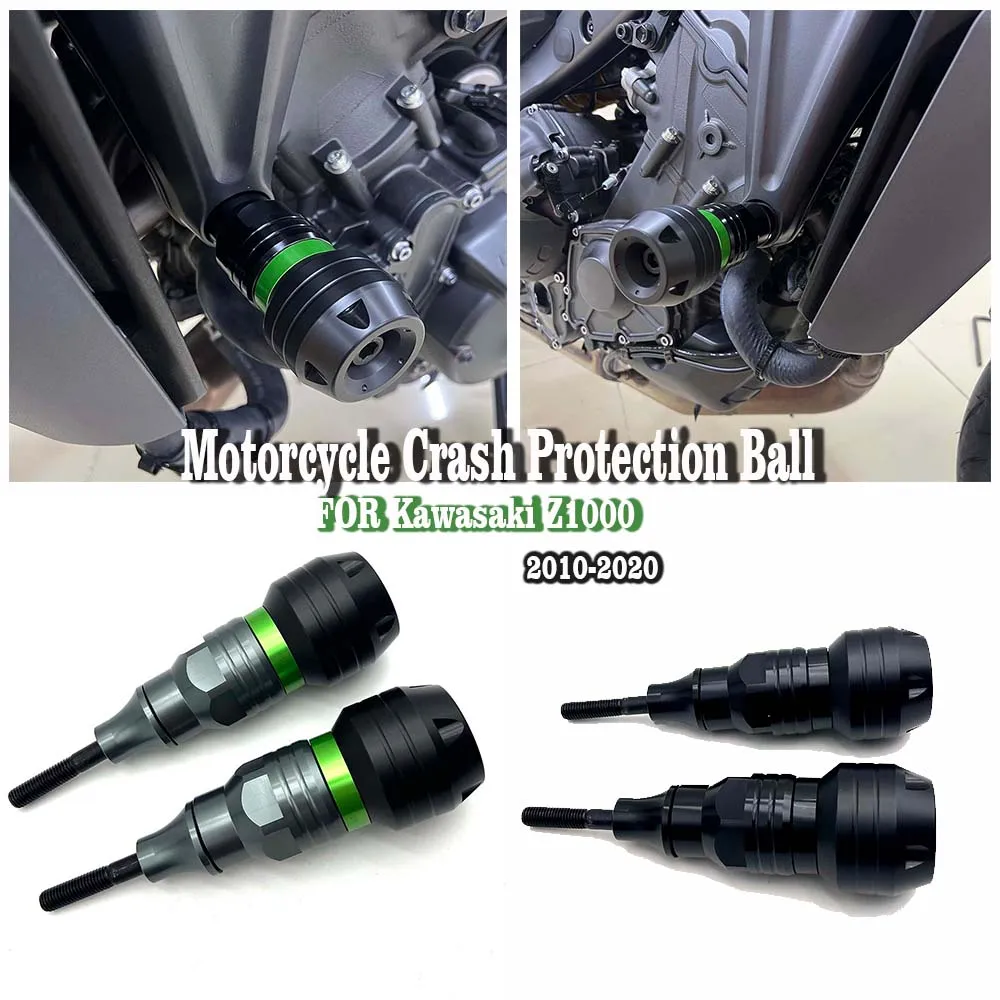 Protecteur de cadre anti-chute pour motos Kawasaki Z1000 2010-2020