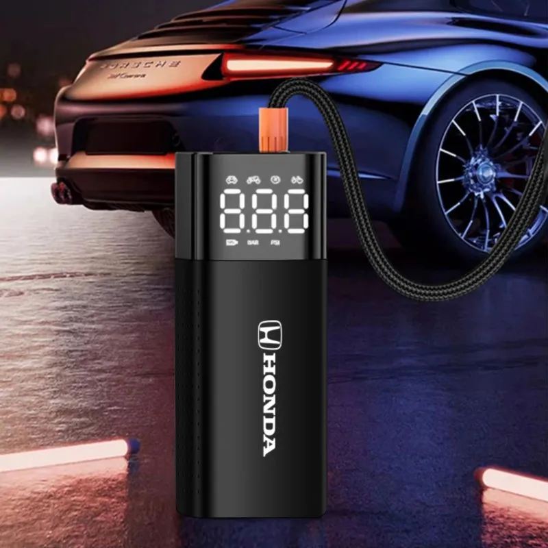 

Car Air Pump Intelligent Digital Electric Tire Inflator Air Compressor For Honda Civic Accord Jazz Fit CRV Odyssey City Pilot