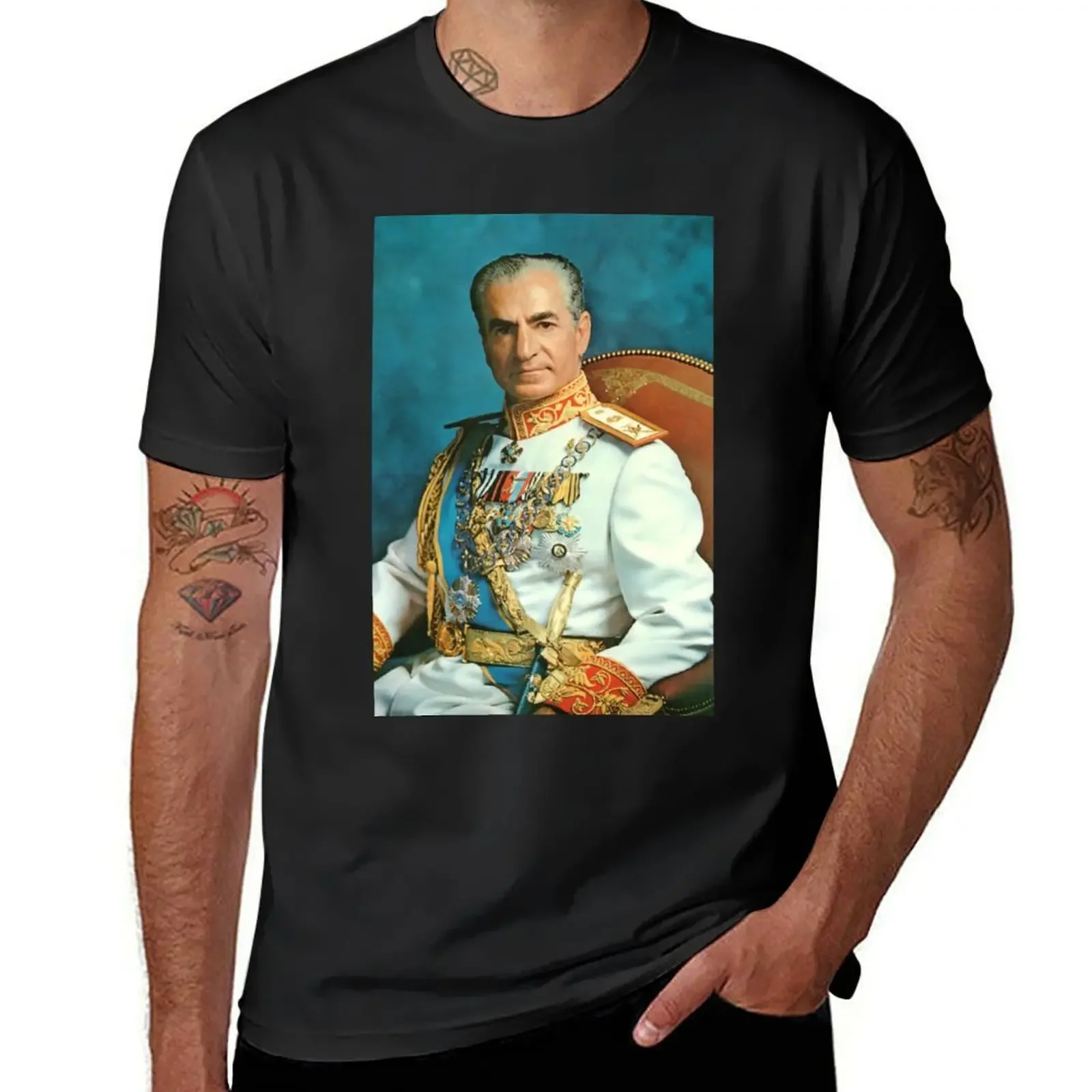 Mohammad Reza Shah Of Iran T-Shirt essential t shirt funny shirt cotton heavyweight t shirts for men