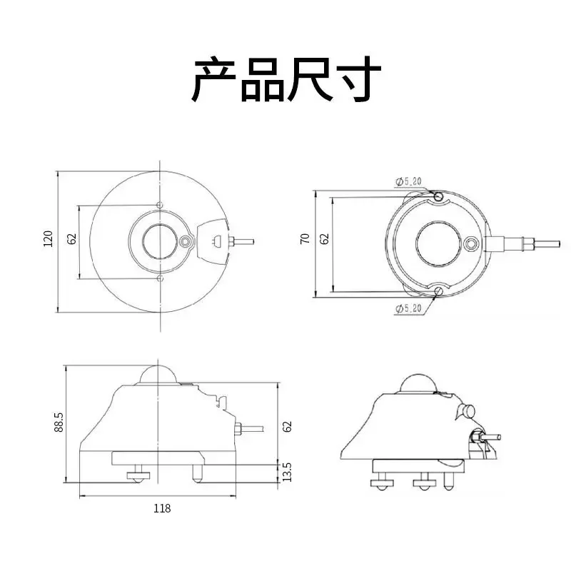 Sub-reference solar radiometer high-precision radiation measurement photovoltaic environmental monitoring irradiometer