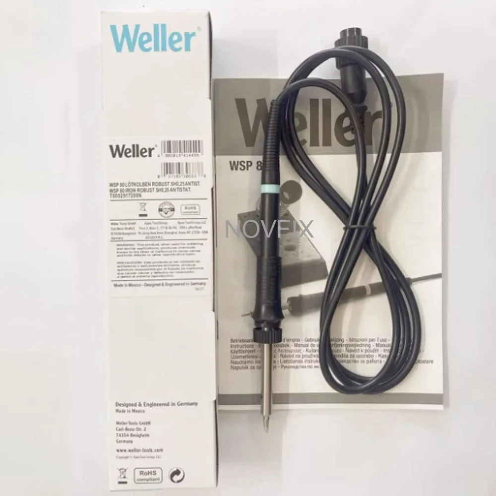 Weller WSP80 80 Watts Soldering iron handle with 10pcs solder tips For Weller WP80 WSP80 Handle Soldering Station