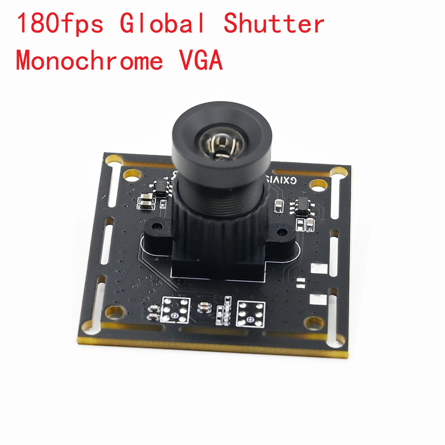 180fps High Frame Rate Global Shutter USB Camera Module VGA,Monochrome Black and White Webcam,Drive Free,640x480