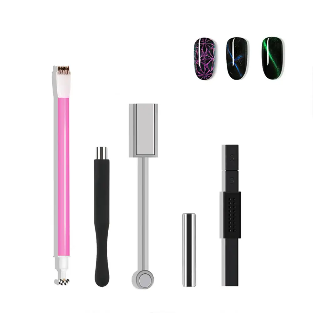 Create Stunning Cat Eye Nail Art Multi-function Magnet Board Unique Design Cat Eye Magnet Tools Easy To Use Strong Plate Durable