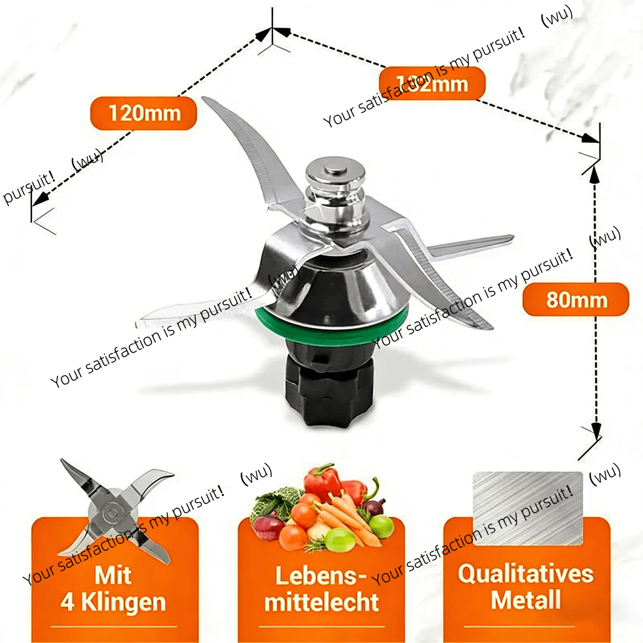 For Warwick Thermomix TM7 TM5 TM6 Replacement Food Processor Mixer Knife Cooking TM7/5/6 Accessories
