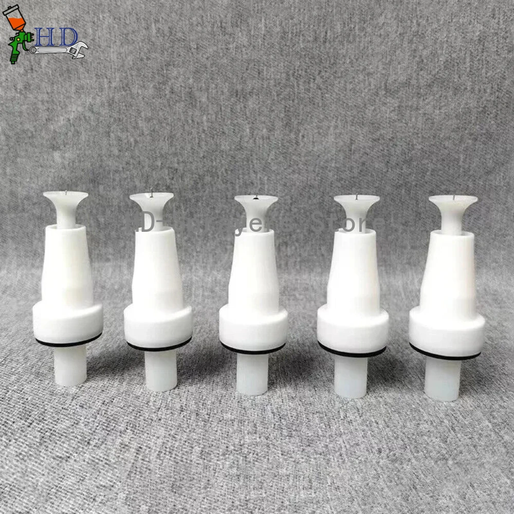 5PCS Round Nozzle Flat Jet Nozzle for Electrostatic Powder Coating Spray Gun GM03