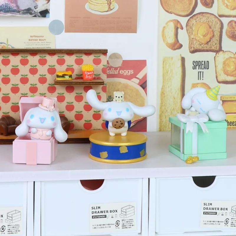 Figurka Sanrio Jade Cinnamon Dog Kulomi, prezent na Walentynki, urocza ozdoba, modny zabawka, blind box, prezent dla dziewczynki
