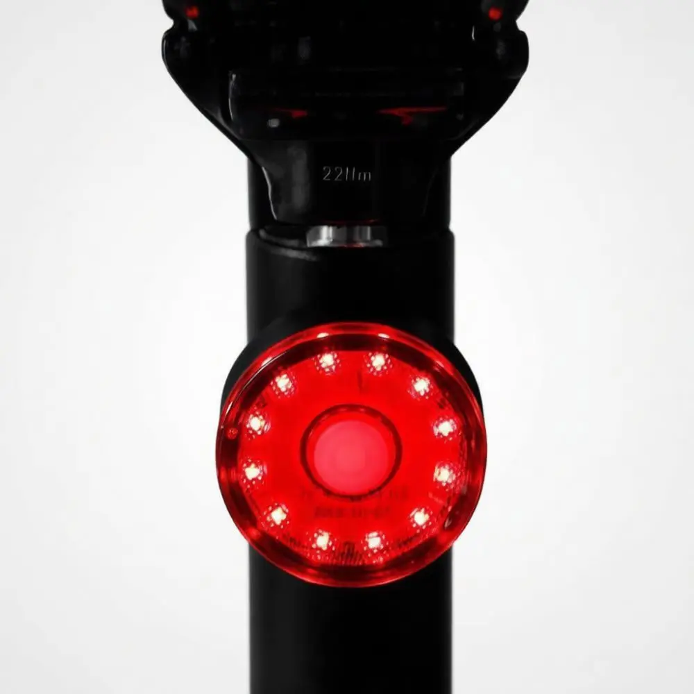 Bicycle Round Tail Light Night Riding Safety Warning Lamp Mountain Road Bike Cycling LED Rear Signal Equipment