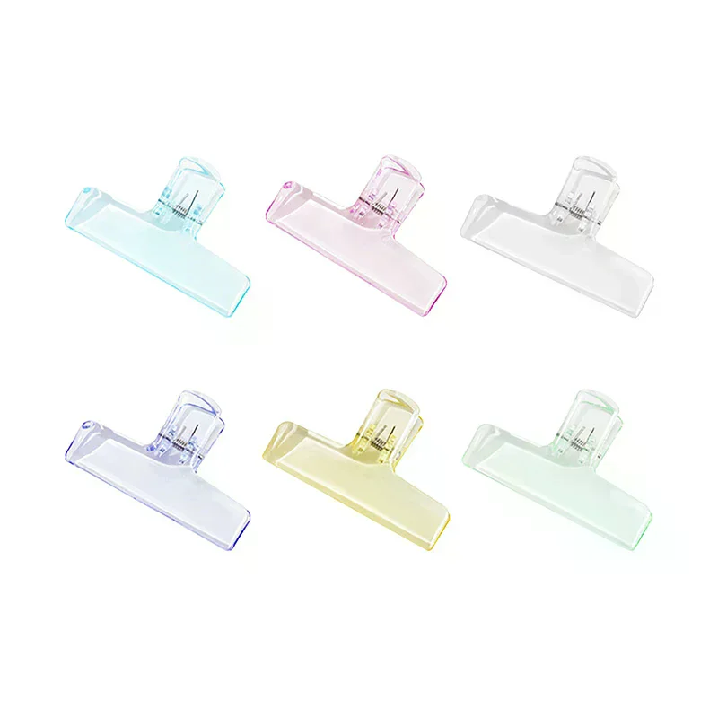Simplicity Paper Clip Transparent Visiable Acrylic Clip Scrapbook Sticker Storage Clip Student Supplies Lovely Stationery