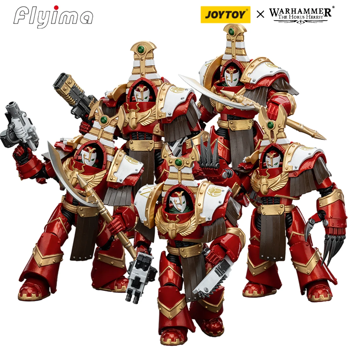 

[IN STOCK]JOYTOY Warhammer The Horus Heresy5PCS 1/18 Action Figures Thousand Sons Sekhmet Terminator Cabal Model Free Shipping