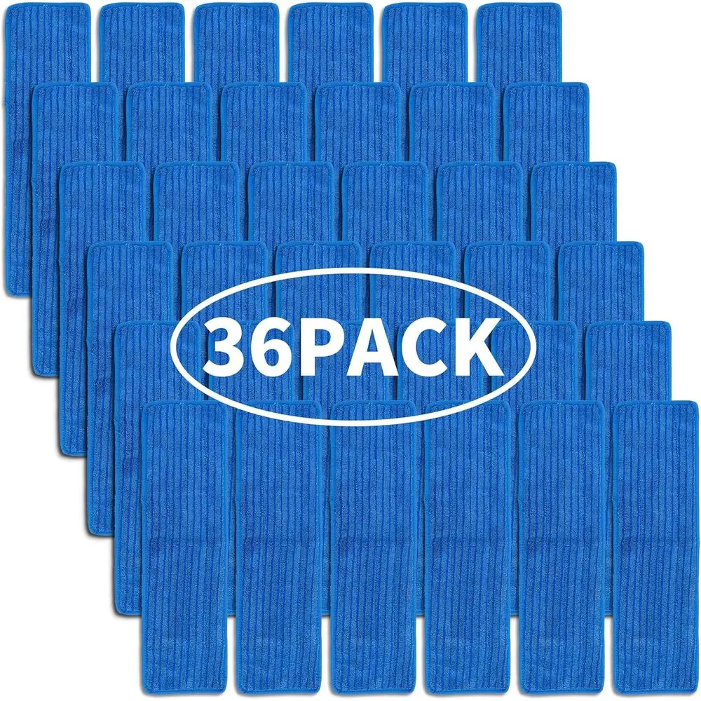 

Сменные насадки для швабры из микрофибры, для влажной и сухой уборки, многоразовые, для уборки различных поверхностей, моющиеся, совместимы с швабрами из микрофибры, синие