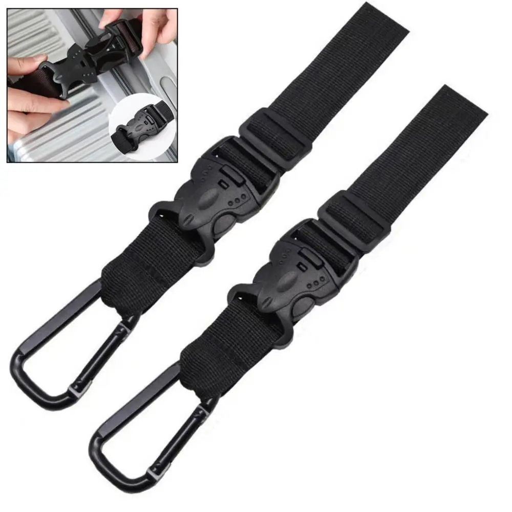 

High Quality Universal Electric Bike Hanging Hook Hanging Buckle Luggage Straps Nylon Adjustable Straps Belts Carry On Bags
